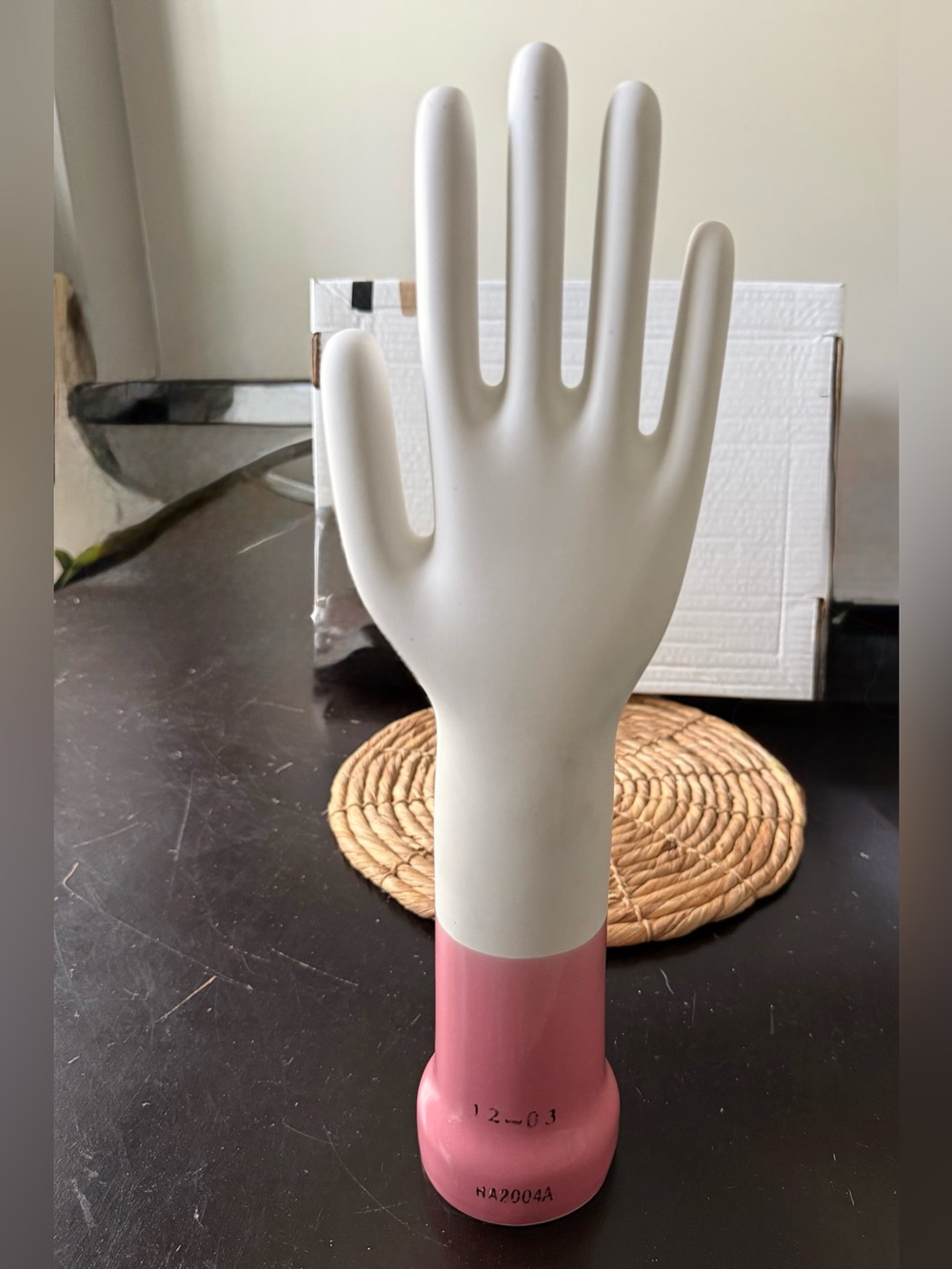 Ceramic Hand Glove Mold Bisque HA 2004A